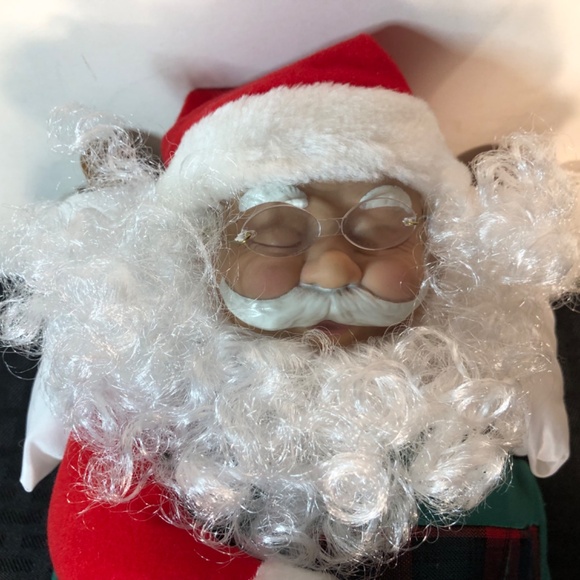 Vintage 1992 Telco Sleeping Santa Claus Sleeps Snores - Picture 4 of 11